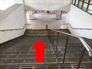 近鉄今川駅からのルート写真2