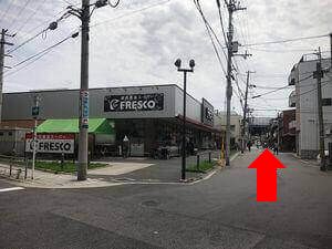 近鉄今川駅からのルート写真8