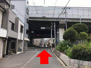 近鉄今川駅からのルート写真11