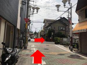 近鉄今川駅からのルート写真12