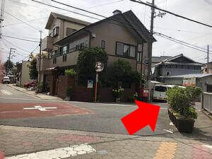 近鉄今川駅からのルート写真13