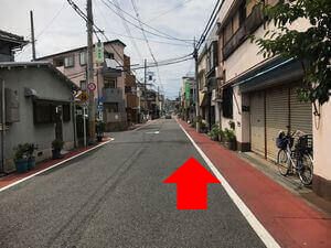 近鉄今川駅からのルート写真15