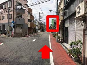 近鉄今川駅からのルート写真16