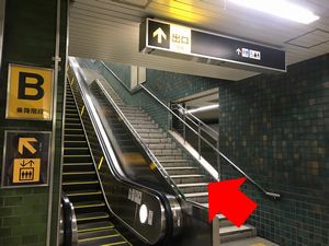 田辺駅から中橋整骨院へのルートの図1